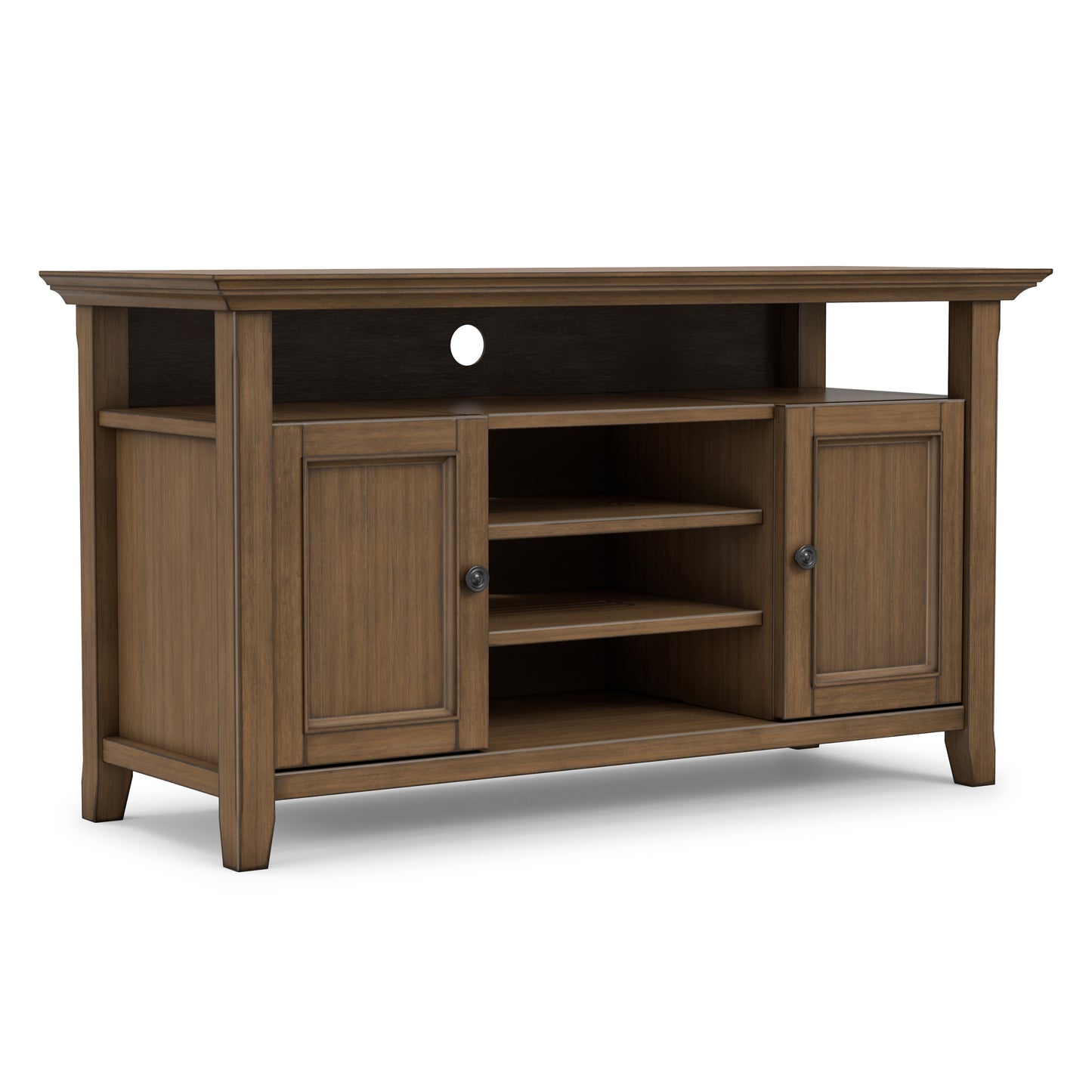 Rustic Natural Aged Brown | Amherst 54 inch TV Media Stand