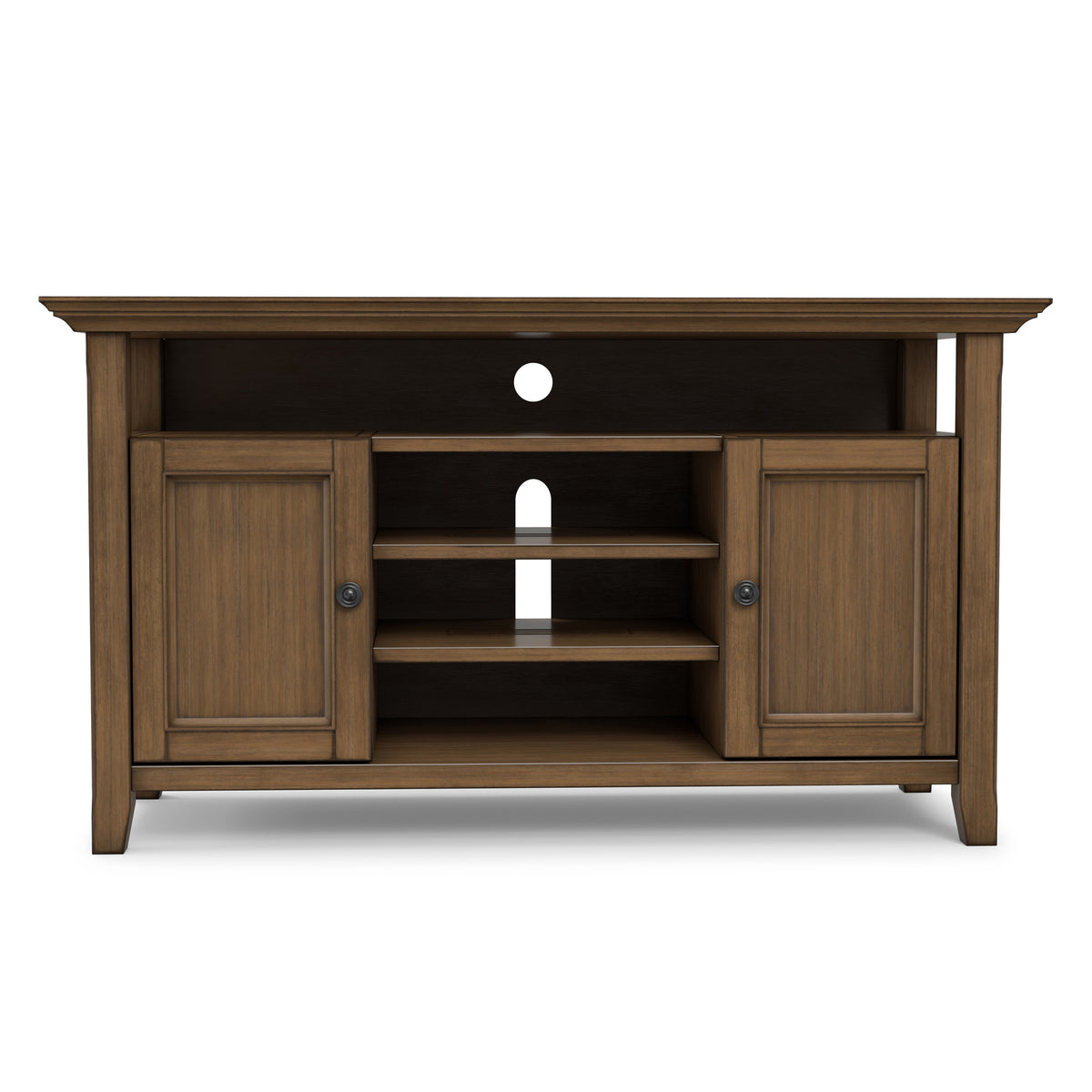 Rustic Natural Aged Brown | Amherst 54 inch TV Media Stand