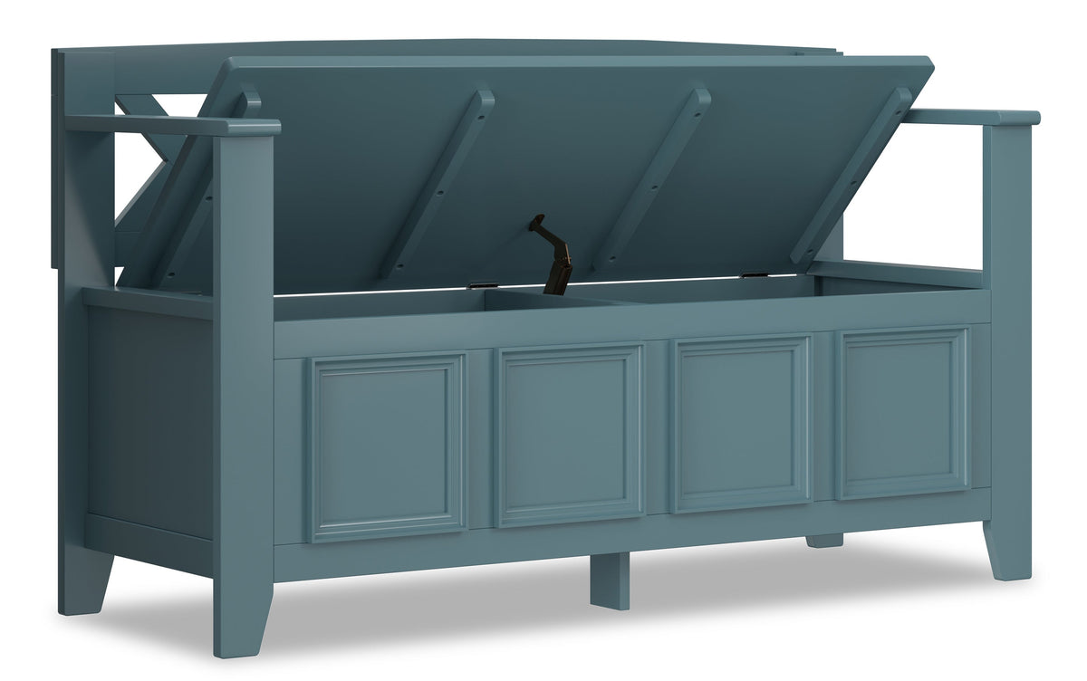 French Blue | Amherst Entryway Bench