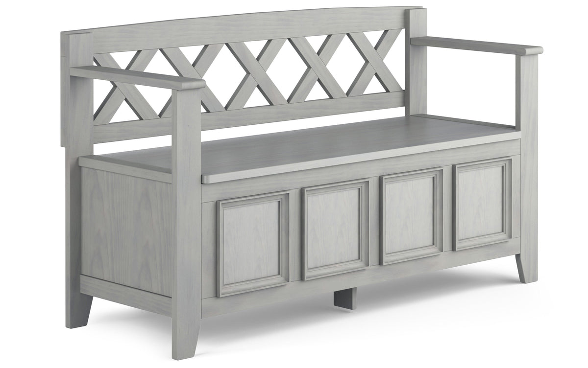 Fog Grey | Amherst Entryway Bench