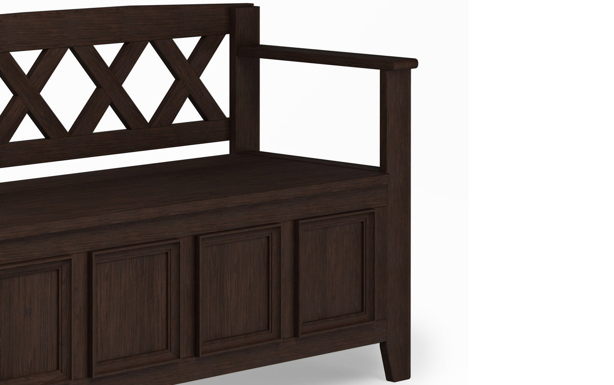 Farmhouse Brown | Amherst Entryway Bench
