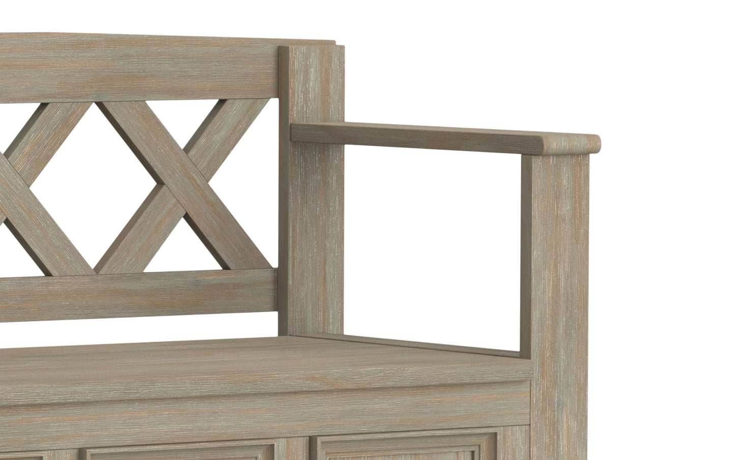 Distressed Grey | Amherst Entryway Bench