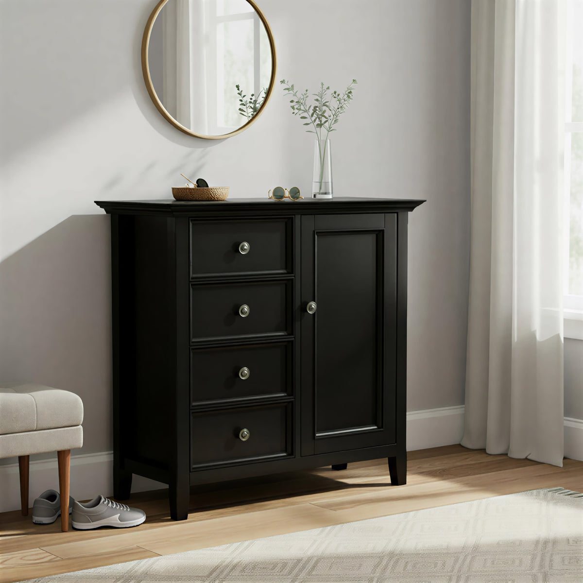 Black | Amherst Medium Storage Cabinet