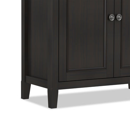 Hickory Brown | Amherst Medium Storage Cabinet with 2 Doors