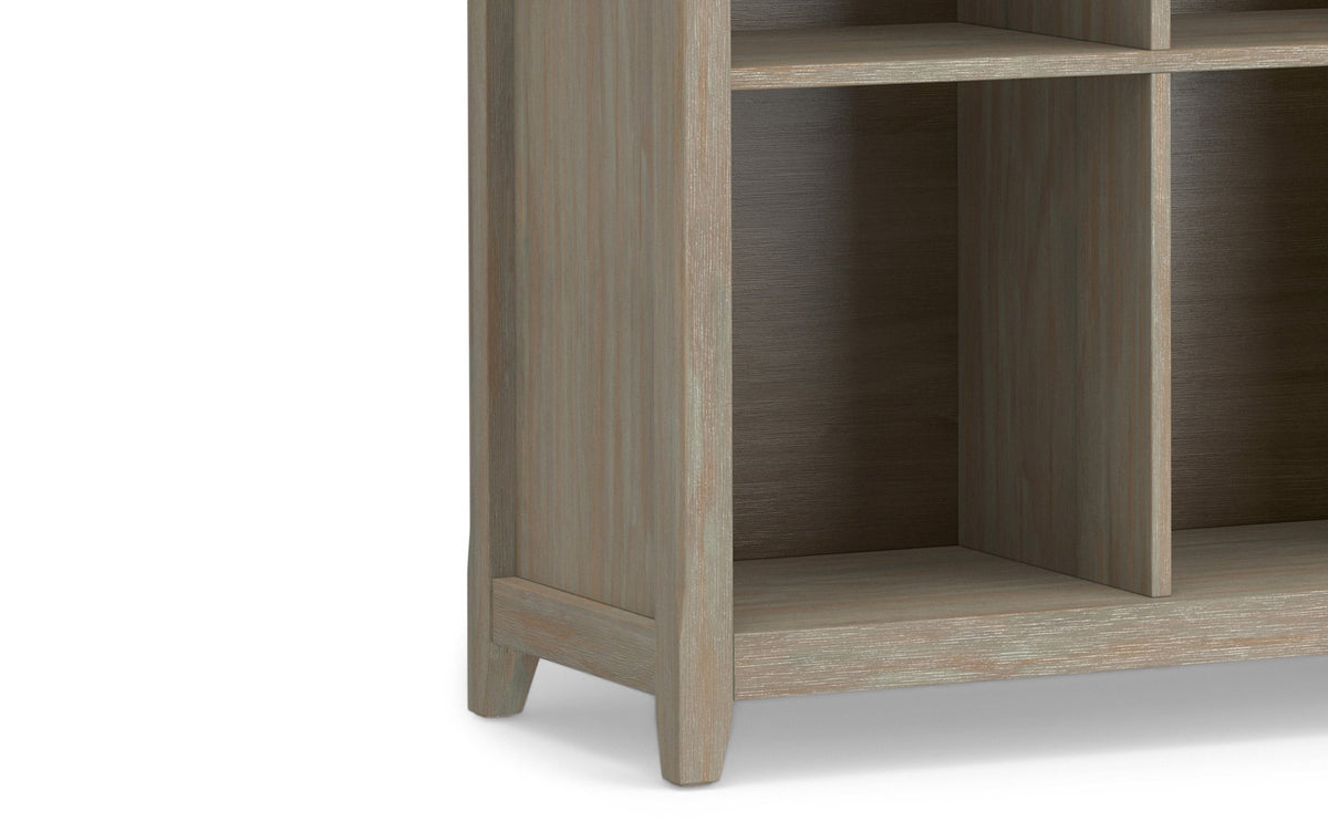 Distressed Grey | Amherst 8 Cube Storage Sofa Table