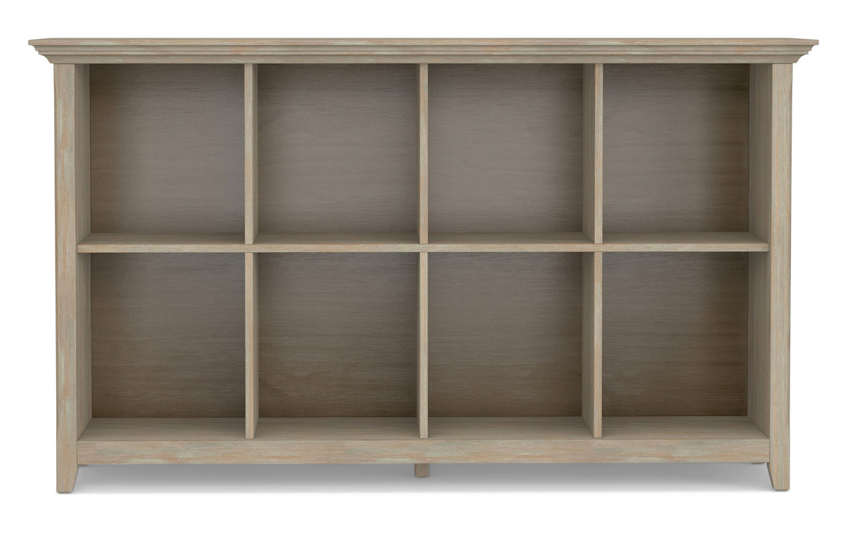 Distressed Grey | Amherst 8 Cube Storage Sofa Table
