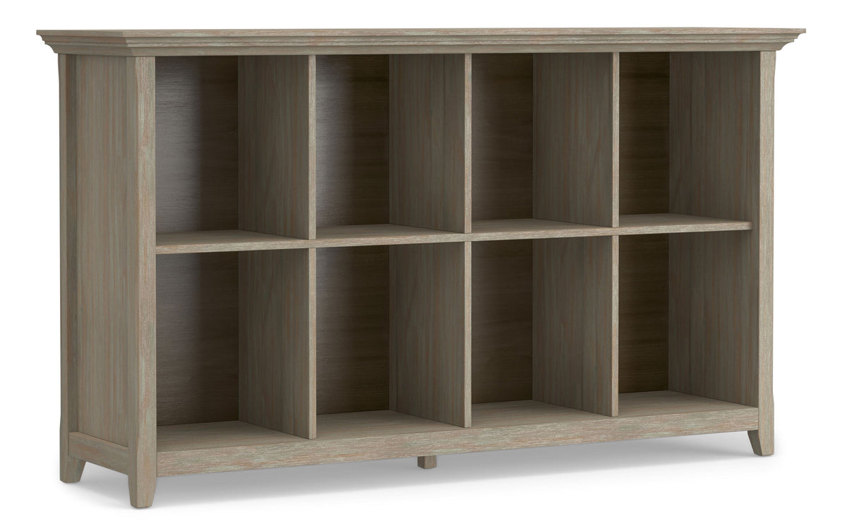 Distressed Grey | Amherst 8 Cube Storage Sofa Table