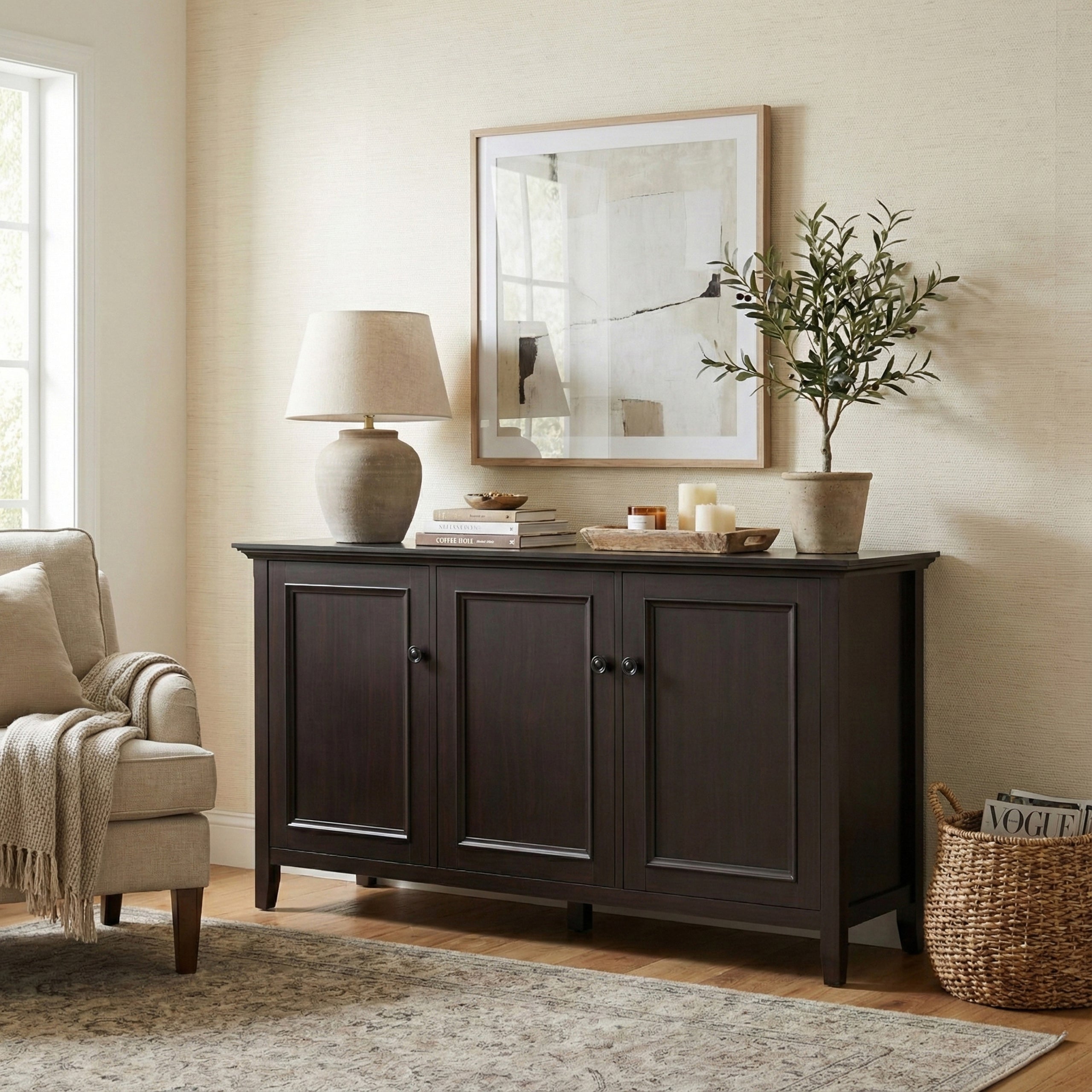 Amherst Wide 3 Door Storage Cabinet