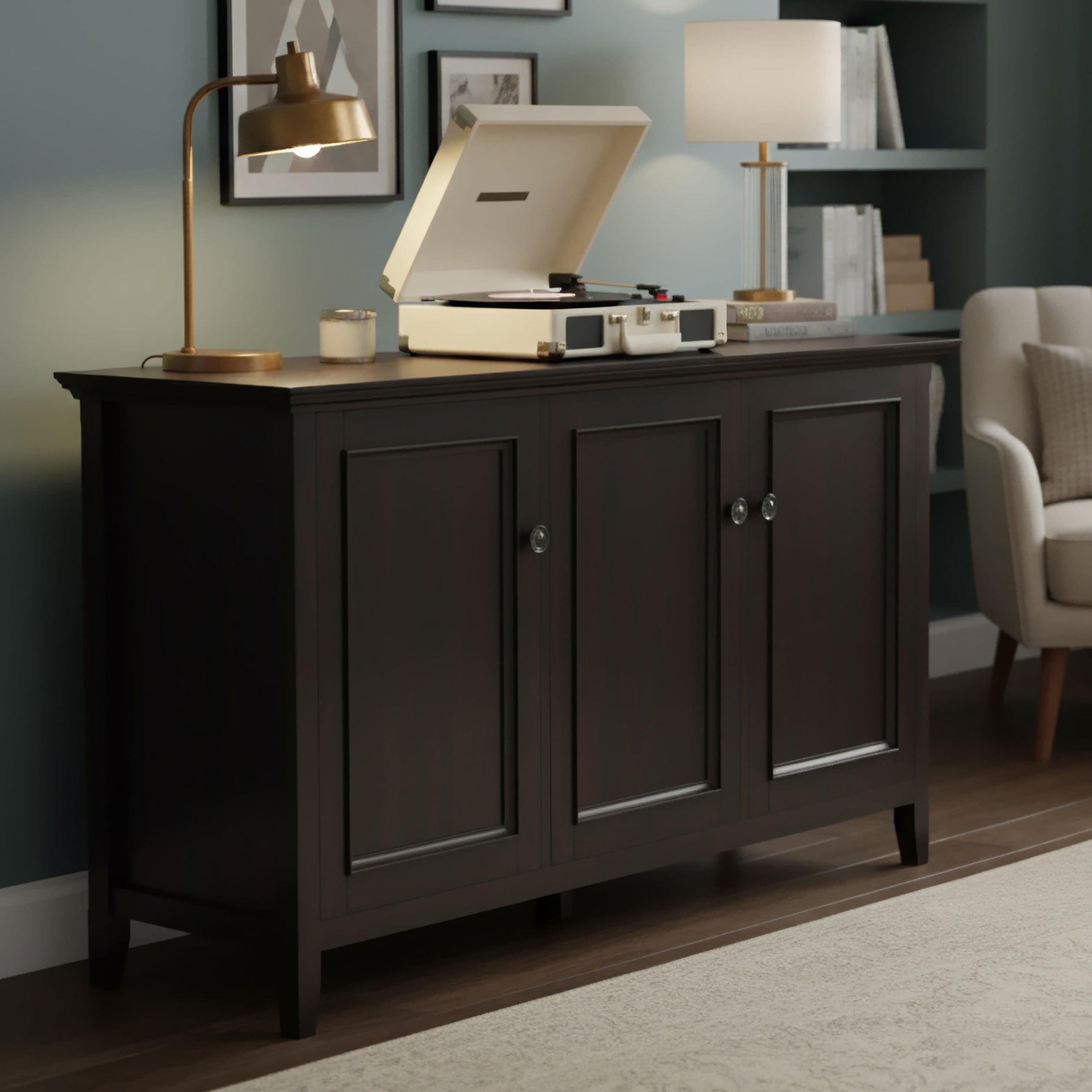 Amherst Wide 3 Door Storage Cabinet