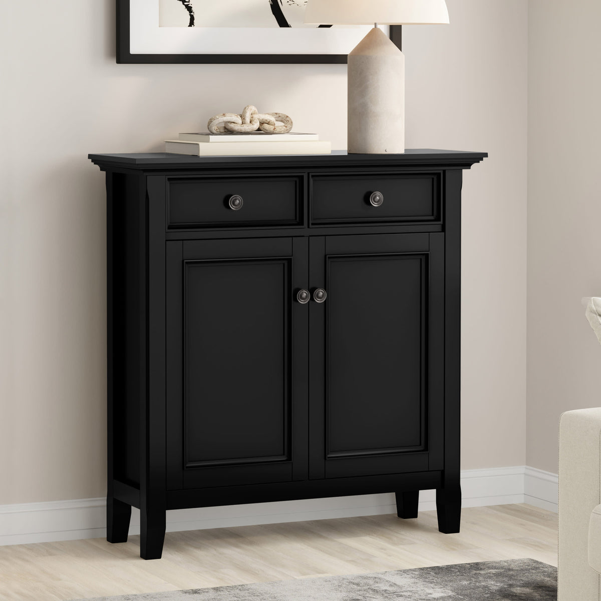 Black | Amherst Entryway Storage Cabinet
