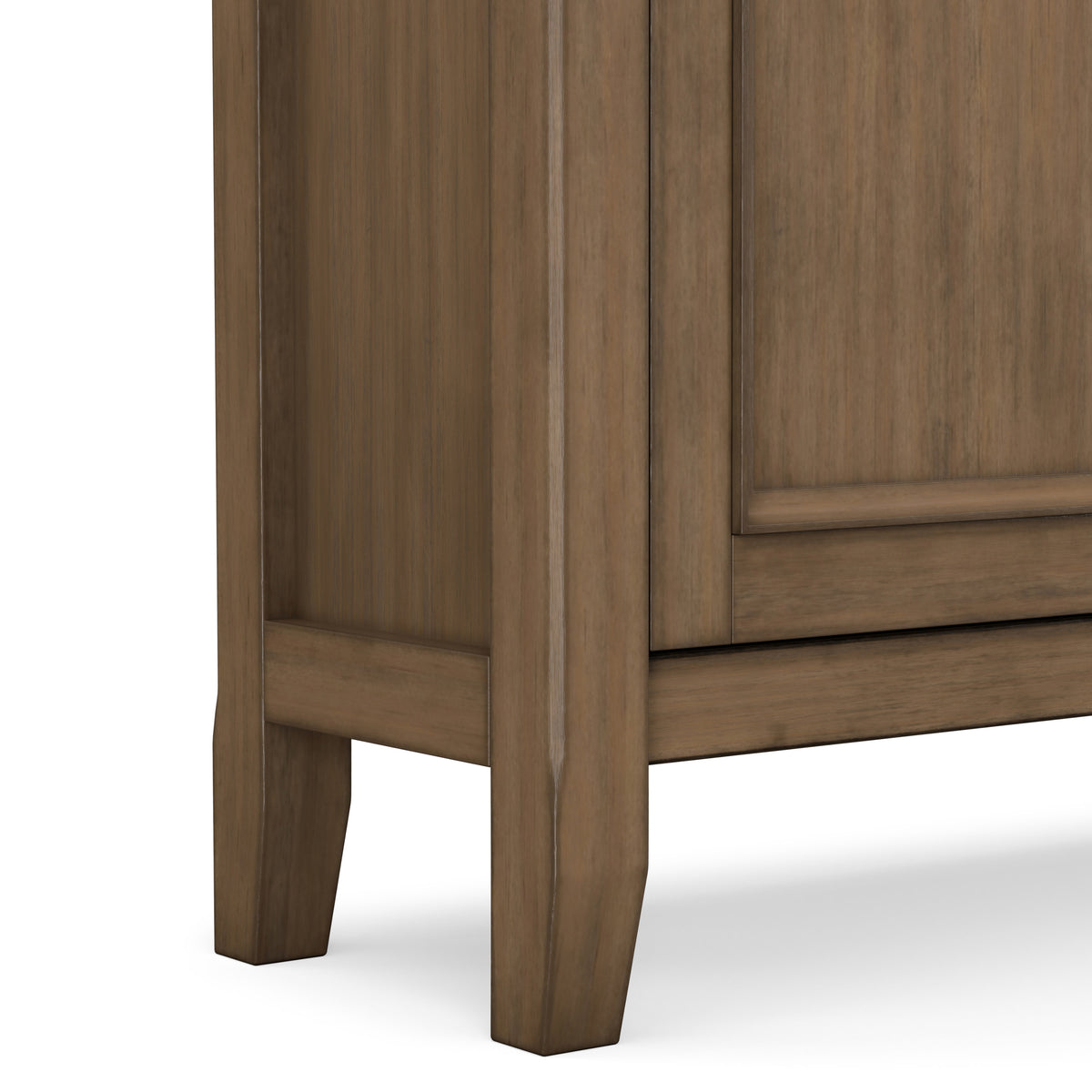 Rustic Natural Aged Brown | Amherst Entryway Storage Cabinet