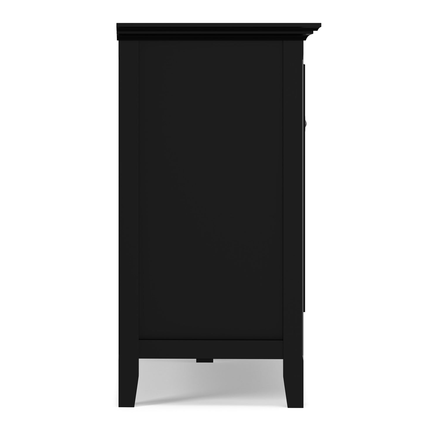 Black | Amherst Wide 4 Door Storage Cabinet