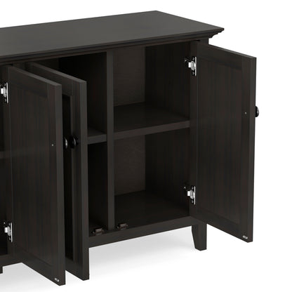 Hickory Brown | Amherst Wide 4 Door Storage Cabinet