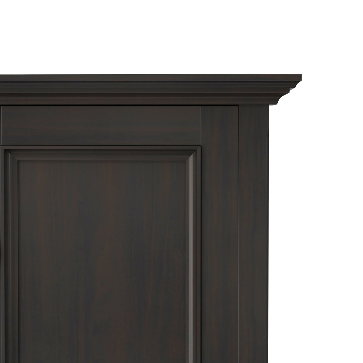 Hickory Brown | Amherst Wide 4 Door Storage Cabinet