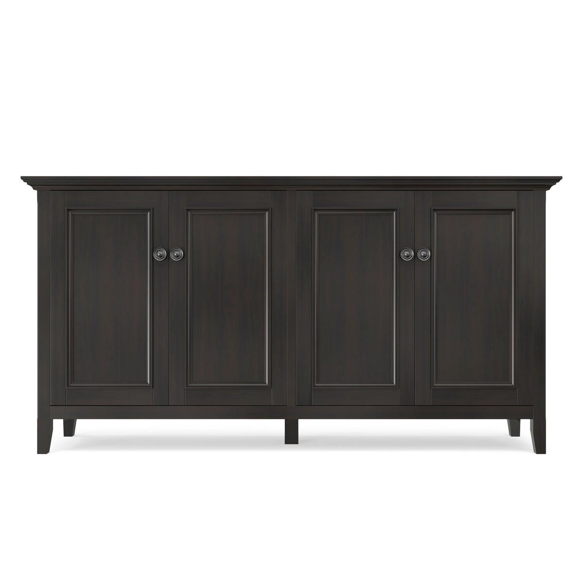 Hickory Brown | Amherst Wide 4 Door Storage Cabinet