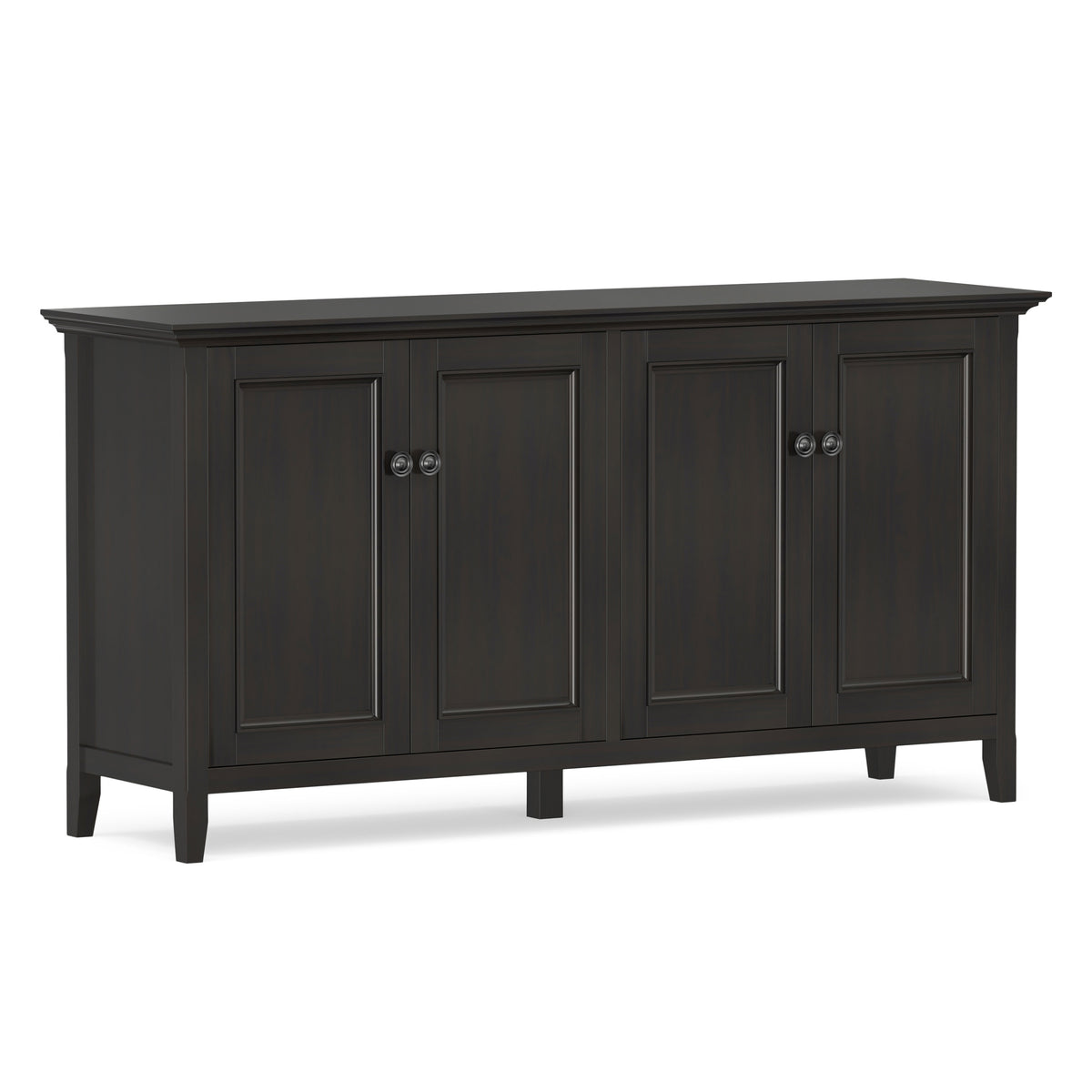 Hickory Brown | Amherst Wide 4 Door Storage Cabinet