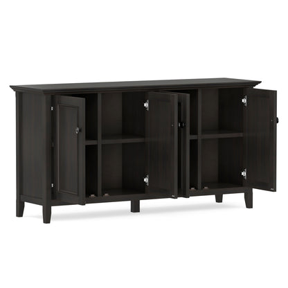 Hickory Brown | Amherst Wide 4 Door Storage Cabinet