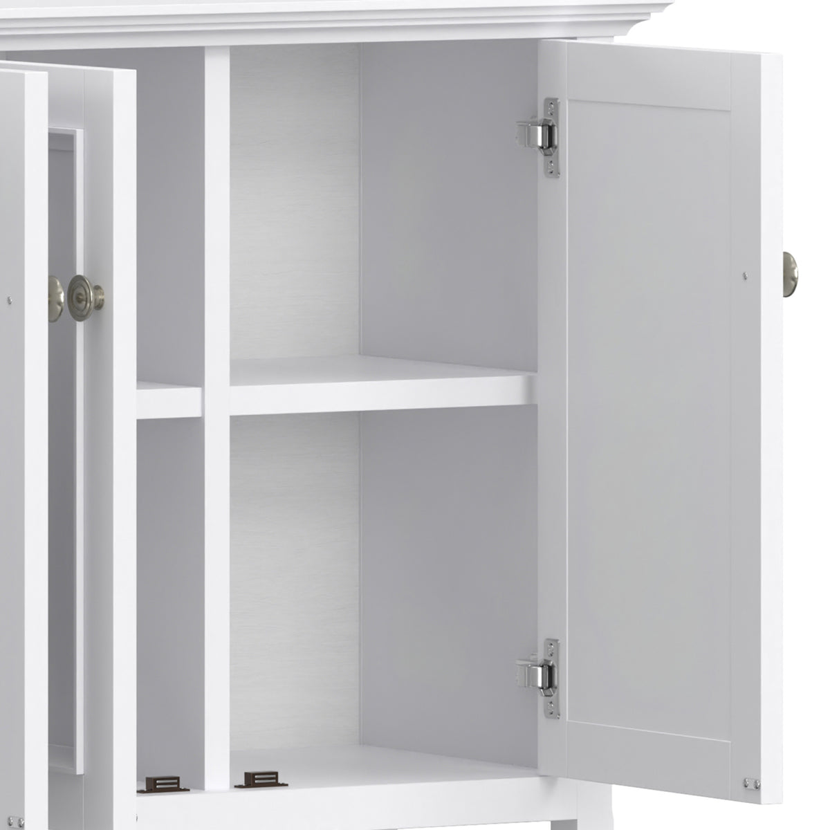 White | Amherst Wide 4 Door Storage Cabinet