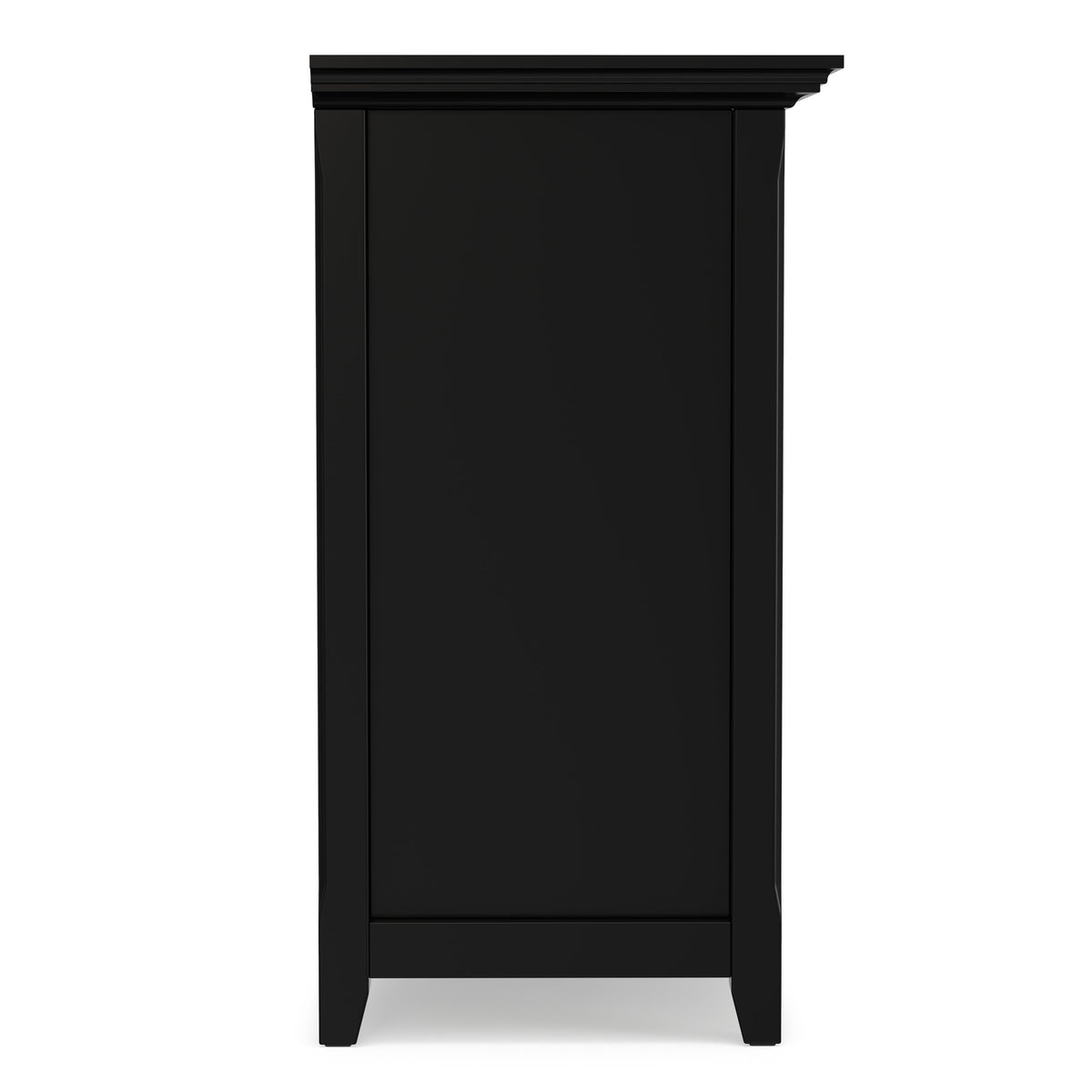 Black | Amherst Low 4 Shelf Bookcase