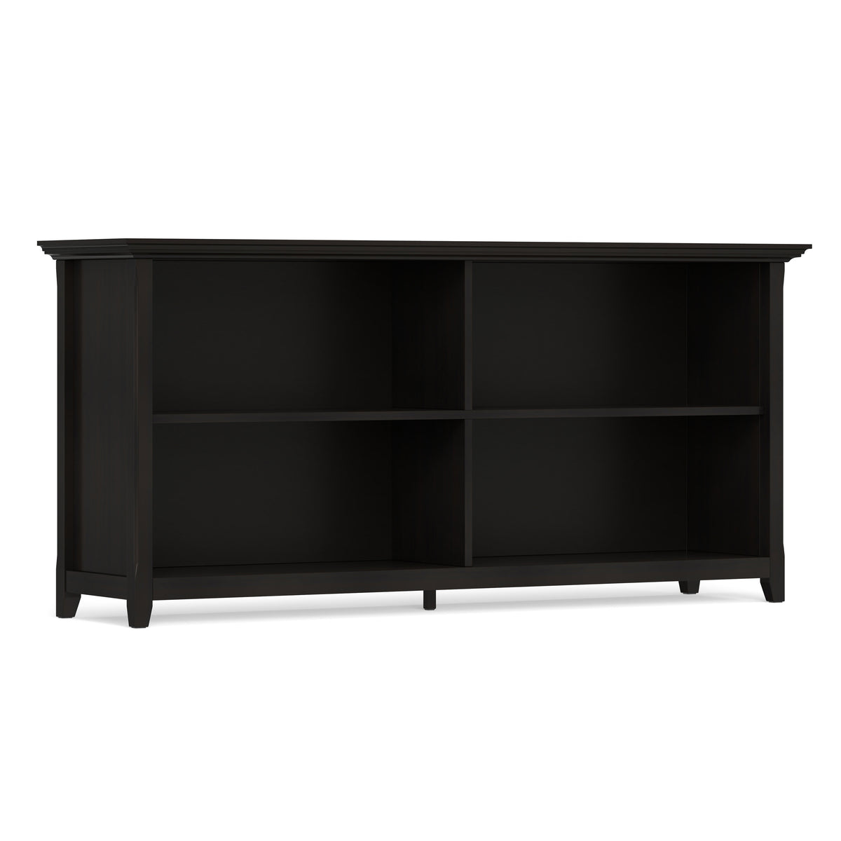 Hickory Brown | Amherst Low 4 Shelf Bookcase