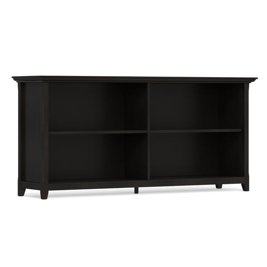 Hickory Brown | Amherst Low 4 Shelf Bookcase