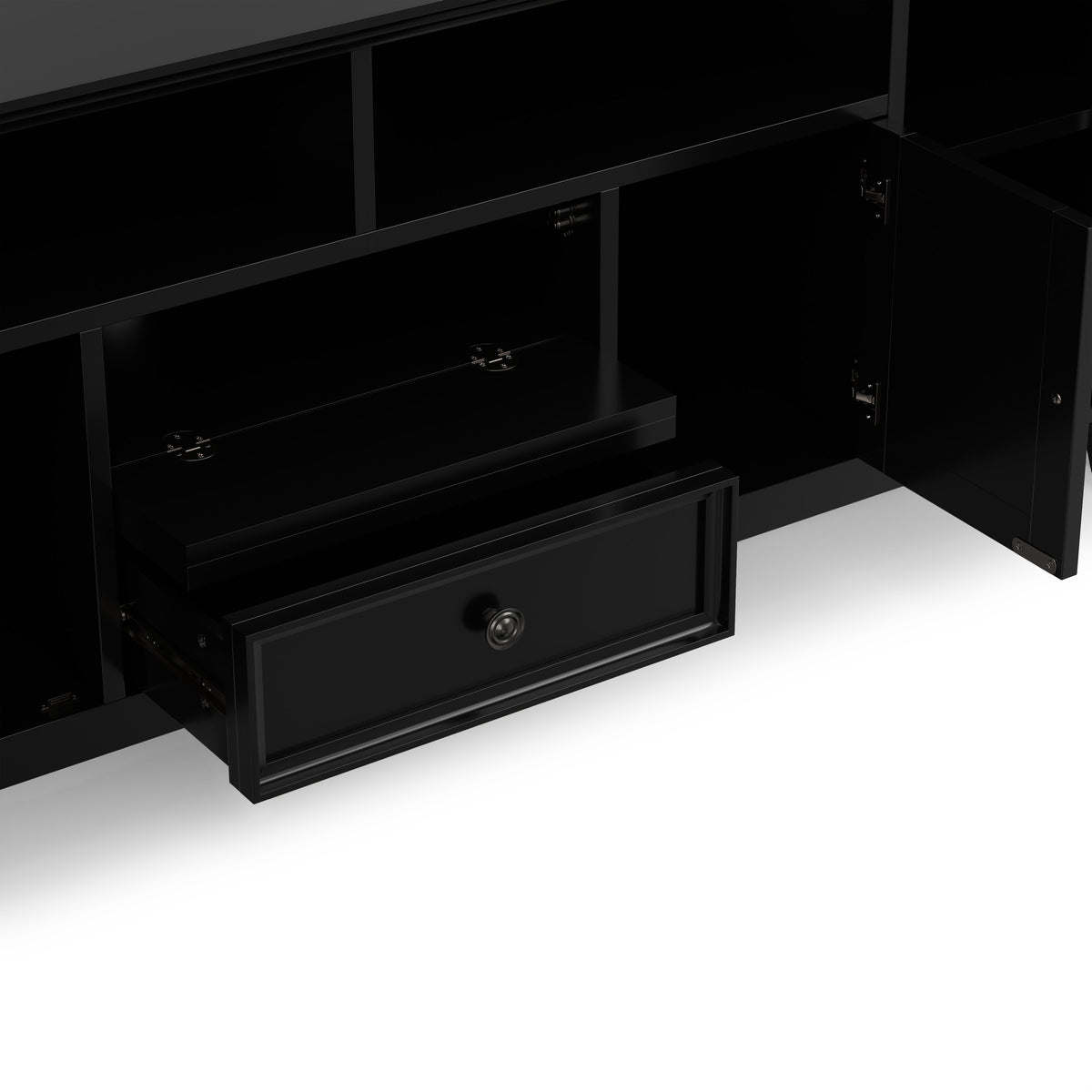 Black | Amherst 72 inch Wide TV Media Stand