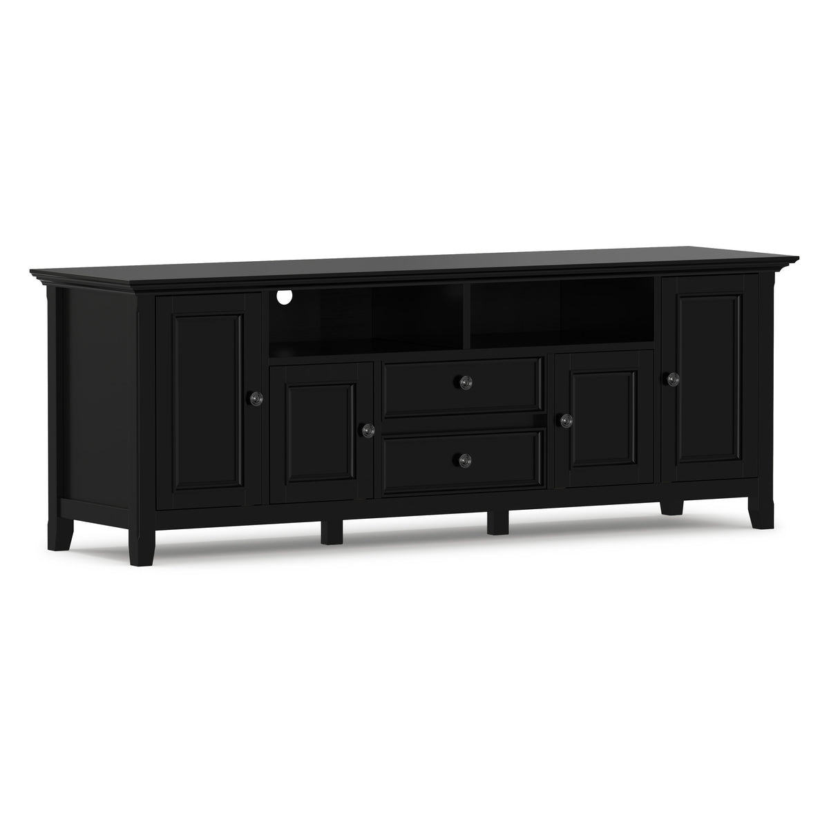 Black | Amherst 72 inch Wide TV Media Stand