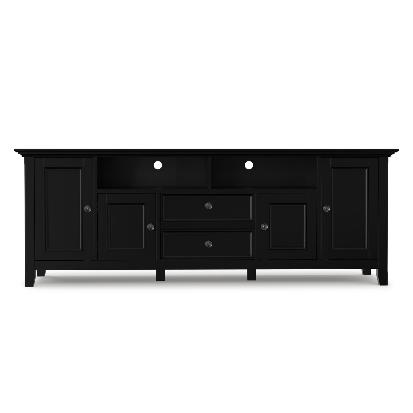 Black | Amherst 72 inch Wide TV Media Stand