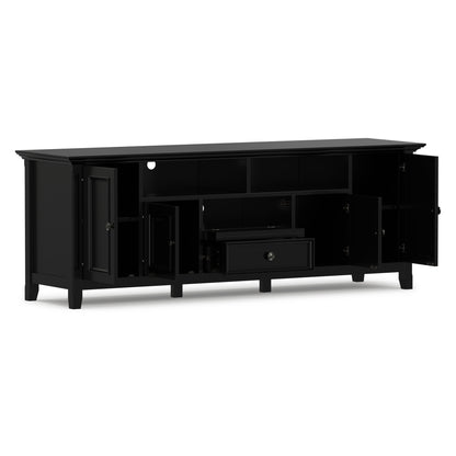 Black | Amherst 72 inch Wide TV Media Stand