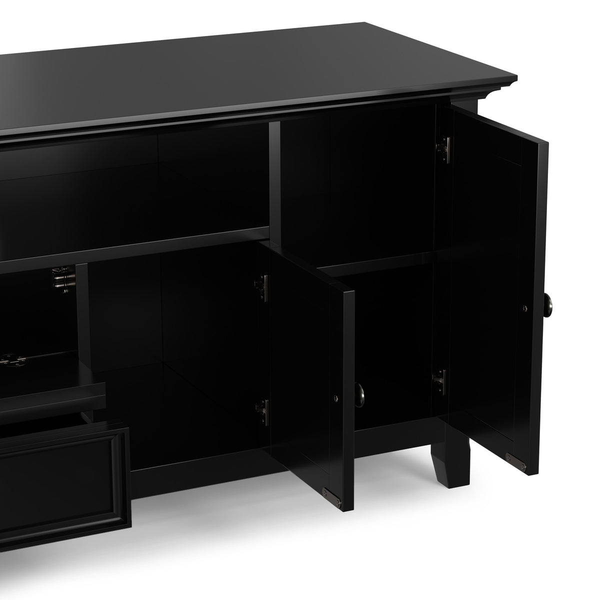 Black | Amherst 72 inch Wide TV Media Stand