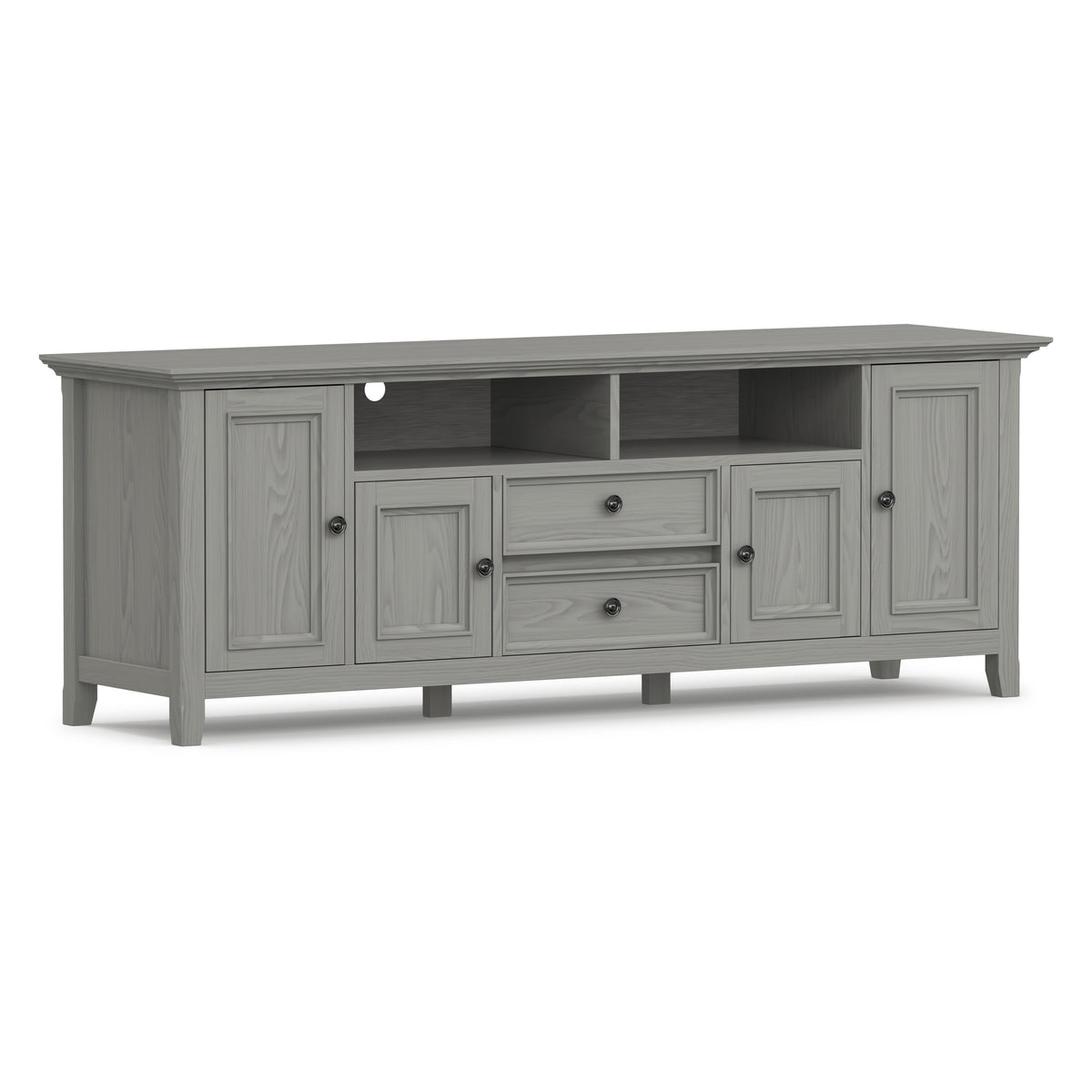 Fog Grey | Amherst 72 inch Wide TV Media Stand