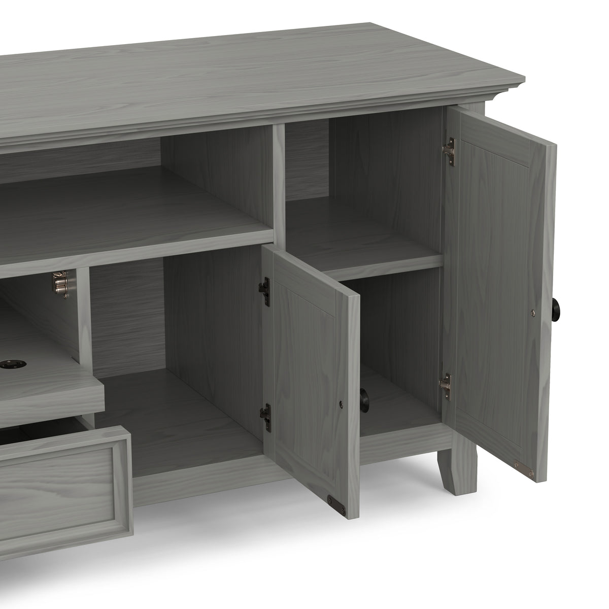 Fog Grey | Amherst 72 inch Wide TV Media Stand