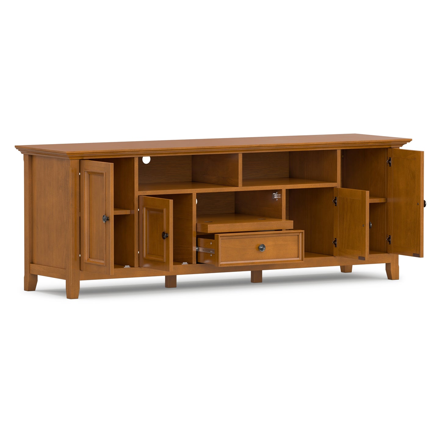 Light Golden Brown | Amherst 72 inch Wide TV Media Stand