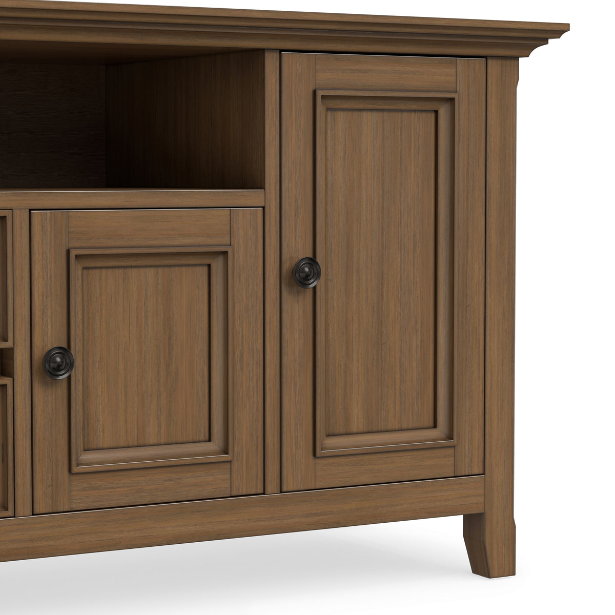 Rustic Natural Aged Brown | Amherst 72 inch Wide TV Media Stand