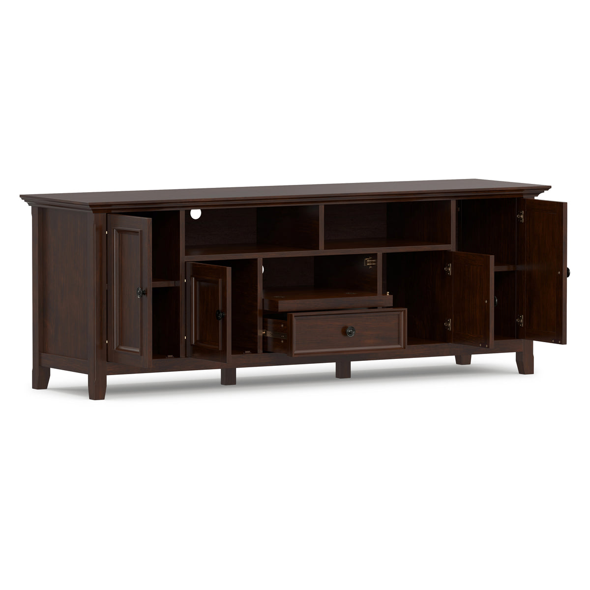 Russet Brown | Amherst 72 inch Wide TV Media Stand