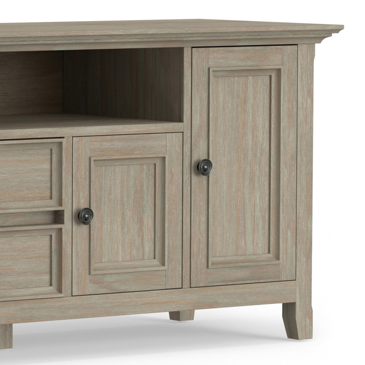 Distressed Grey | Amherst 72 inch Wide TV Media Stand