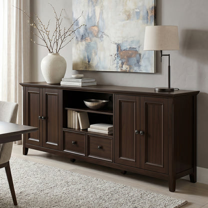 Brunette Brown | Amherst 84 inch TV Media Stand