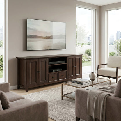 Brunette Brown | Amherst 84 inch TV Media Stand