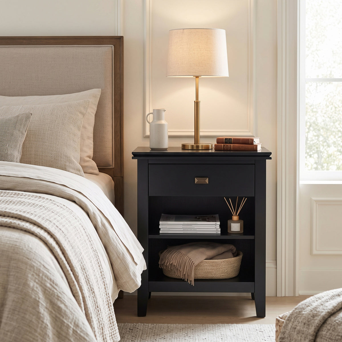 Black | Artisan Nightstand