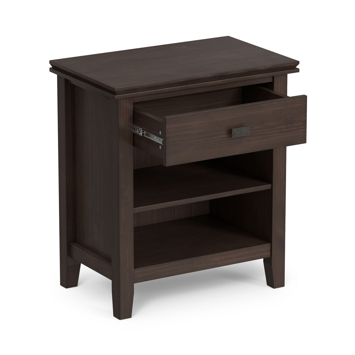 Warm Walnut Brown | Artisan Nightstand