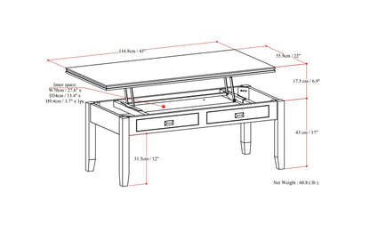 Artisan Lift Top Coffee Table