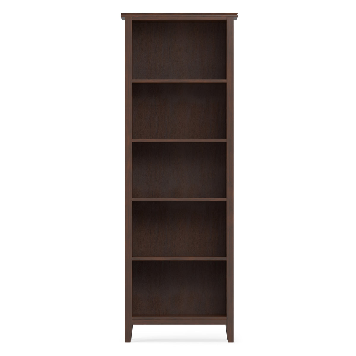 Russet Brown | Artisan 5 Shelf Bookcase
