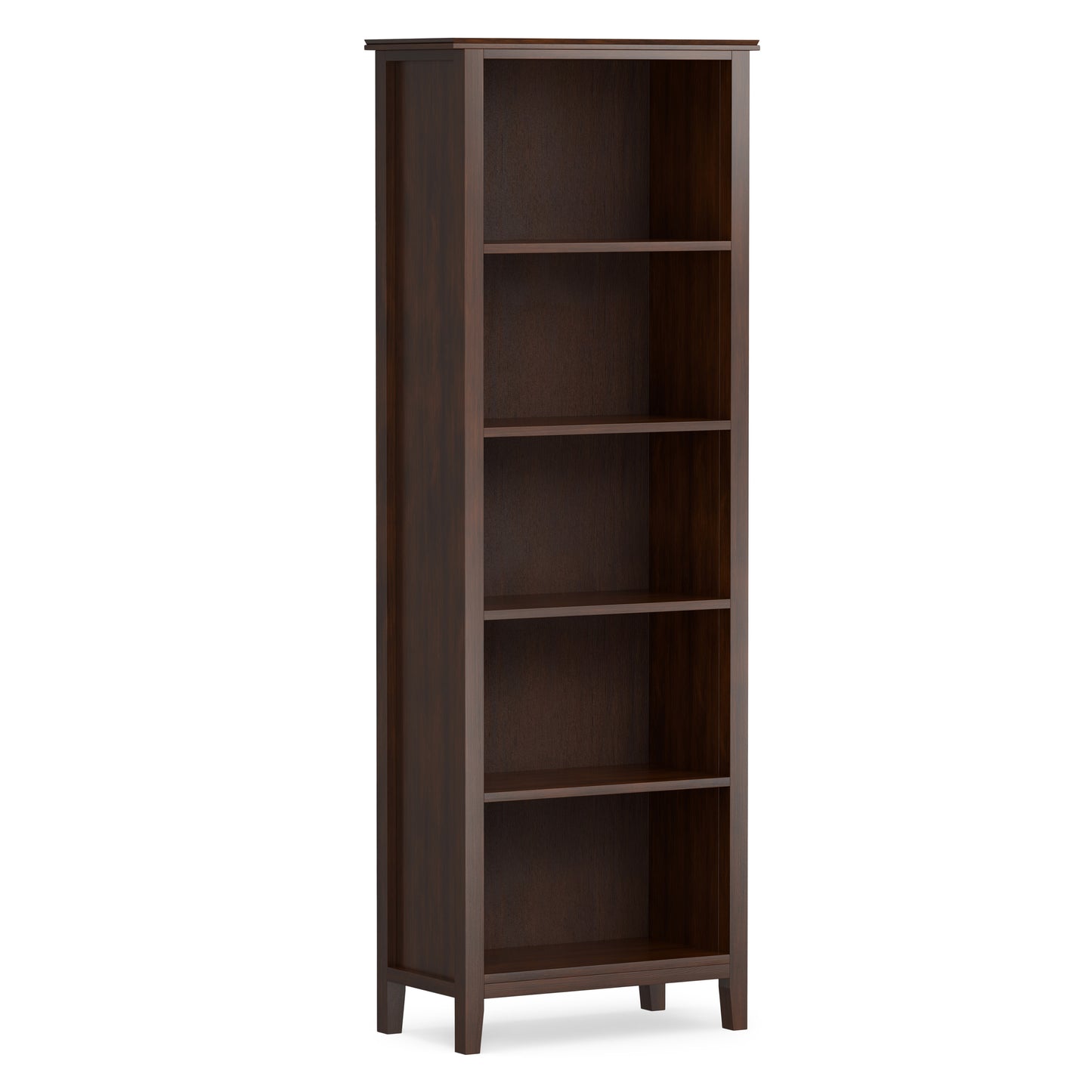 Russet Brown | Artisan 5 Shelf Bookcase