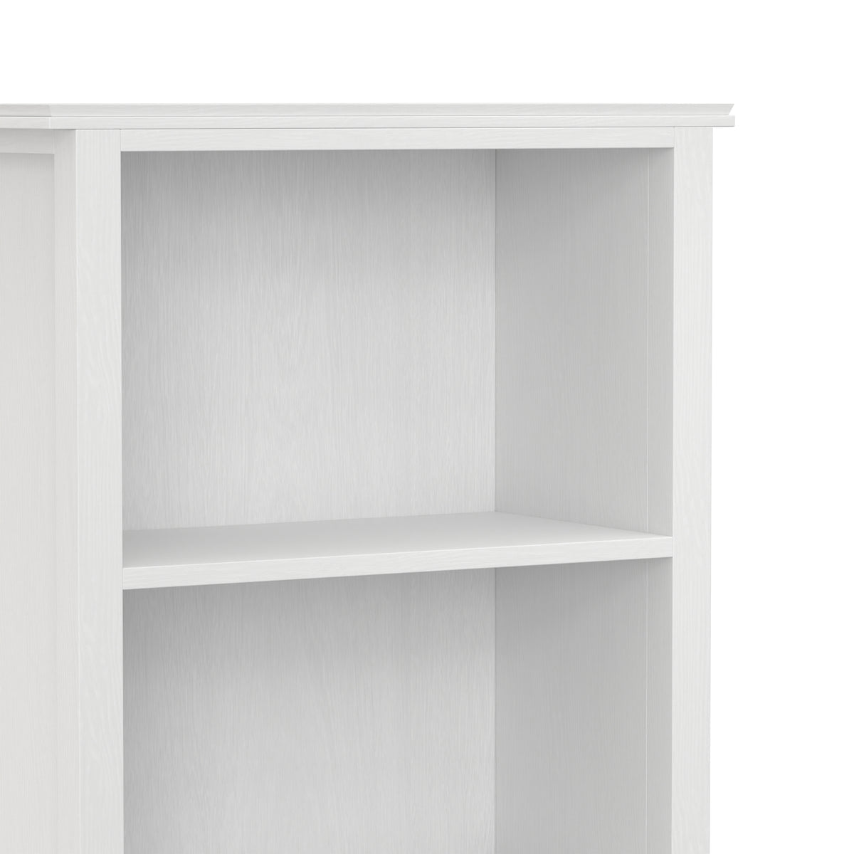 White | Artisan 5 Shelf Bookcase