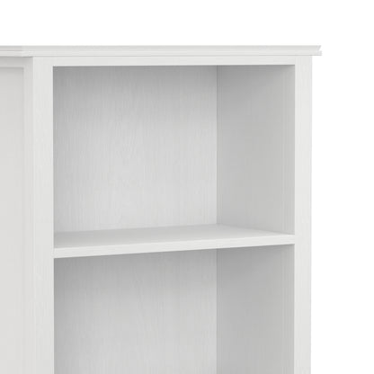 White | Artisan 5 Shelf Bookcase