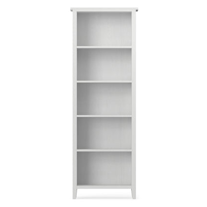 White | Artisan 5 Shelf Bookcase