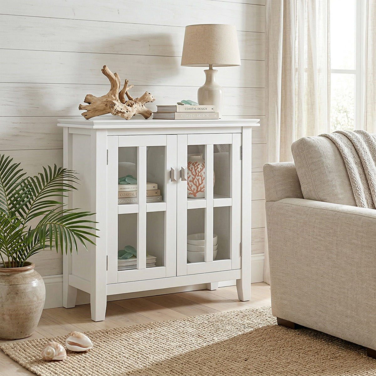 White | Artisan Low Storage Cabinet