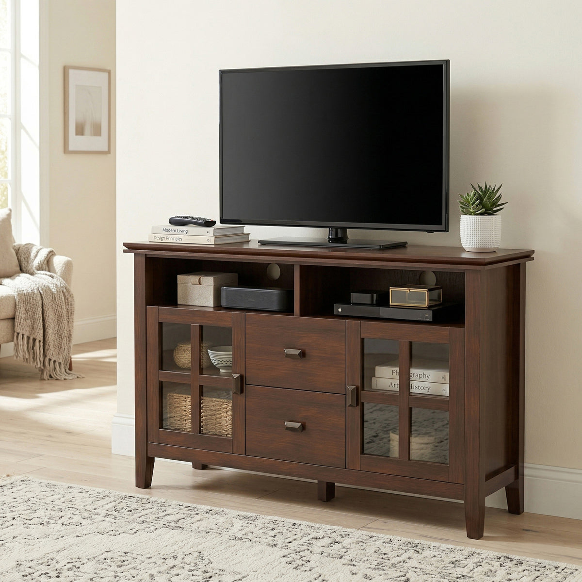 Russet Brown | Artisan TV Media Stand