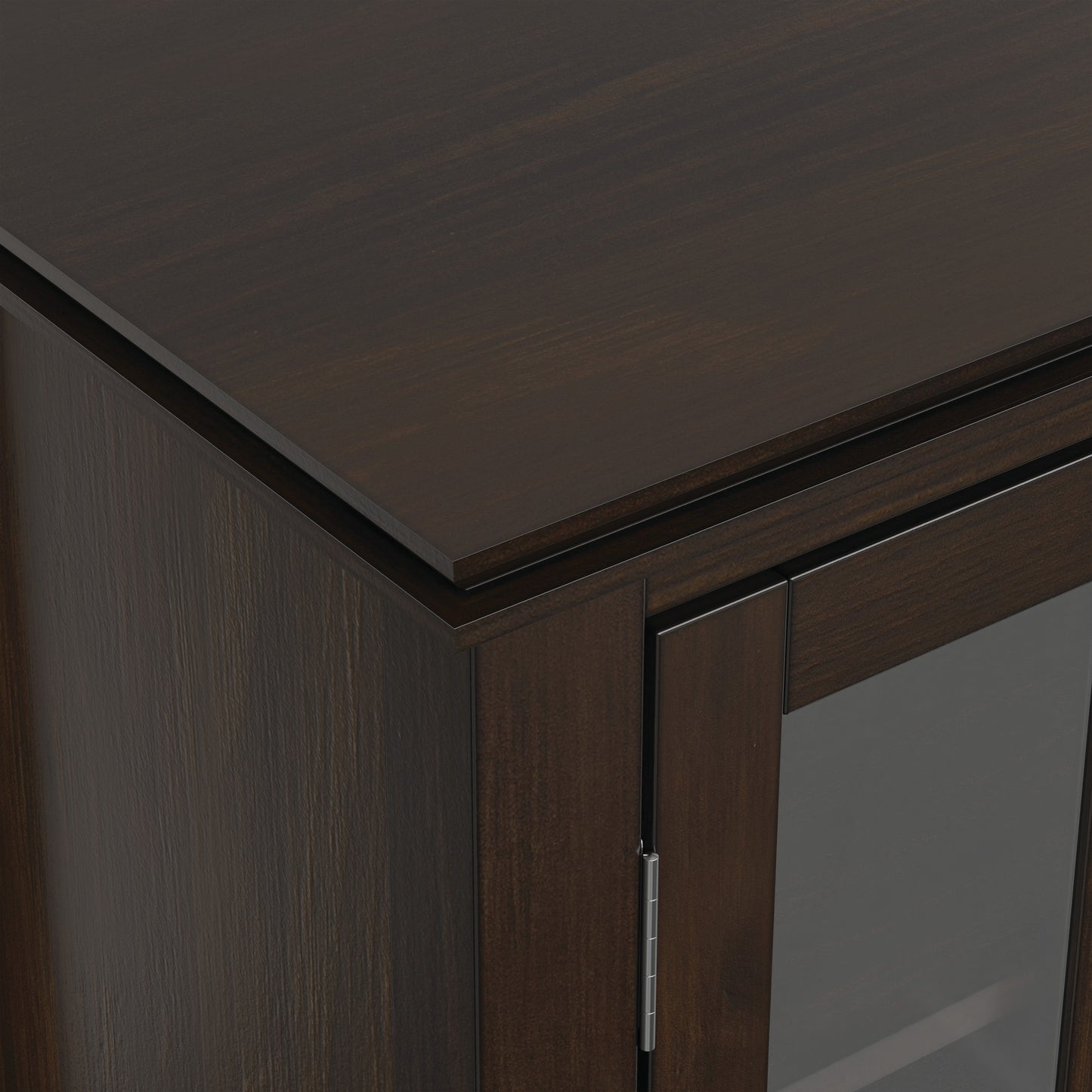 Dark Chestnut Brown | Artisan Tall TV Media Stand