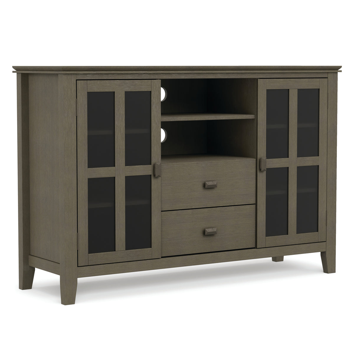Farmhouse Grey | Artisan Tall TV Media Stand